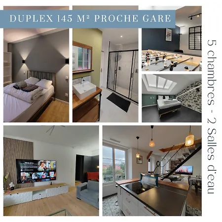 Apartment Magnifique Duplex De 135 M2 Pour Vos Sejours Jusqu'a 10 A Lourdes